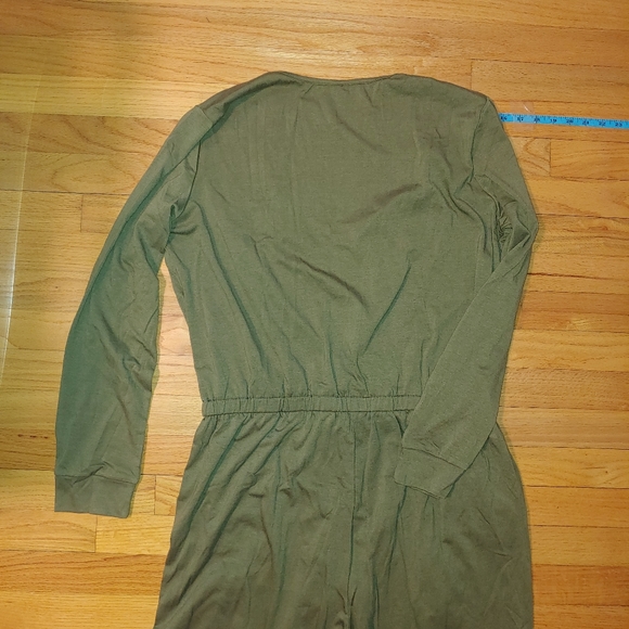 Jumpsuit with Long Sleeve Pants Elastic Drawstring Waist Pockets Women's 2XL - Picture 14 of 16